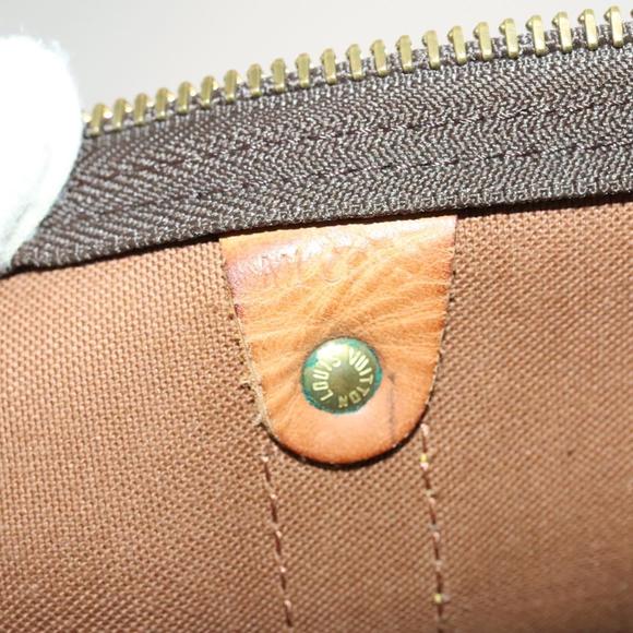 LOUIS VUITTON Monogram Keepall 55 Boston Bag M41424 LV Auth 141304 - Picture 12 of 16